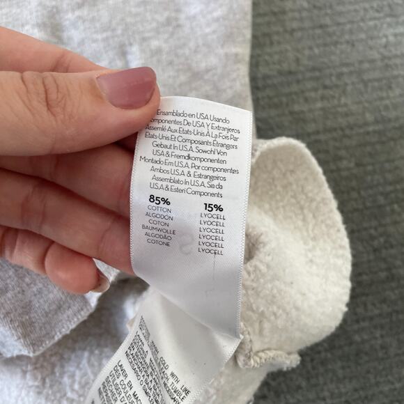 Mother Sweater Women S Gray The Drop Easy Raw Sweatshirt Casual Knit Classic - Picture 3 of 10